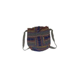 Mr. Pinzon Boho Multicoloured Woven Backpack from Mexico